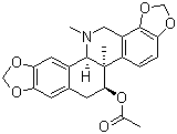 乙酰紫堇灵结构式_18797-80-3结构式