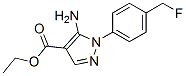 5-氨基-1-[4-(氟甲基)苯基]-1H-吡唑-4-羧酸乙酯结构式_187998-54-5结构式