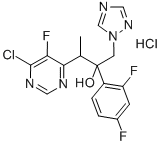 3-(6-Chloro-5-fluoropyrimidin-4-yl)-2-(2,4-difluorophenyl)-1-(1h-1,2,4-triazol-1-yl)butan-2-ol hydrochloride Structure,188416-20-8Structure
