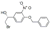 (R)-1-(4-苄氧基-3-硝基苯基)-2-溴乙醇结构式_188690-82-6结构式