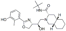 (3S,4aS,8aS)-2-[(2R)-2-[(4S)-2-[3-Hydroxy-2-methylphenyl]-4,5-dihydrooxazol-4-yl]-2-hydroxyethyl]decahydroisoquinoline-3-carboxylic acid tert-butylamide Structure,188936-07-4Structure