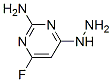 2-Amino-6-fluoro-4-hydrazinopyrimidine Structure,188987-85-1Structure