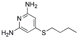 (8CI)-2,6-二氨基-4-(丁基硫代)-吡啶结构式_18960-91-3结构式