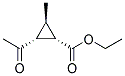 (1alpha,2alpha,3beta)-(9ci)-2-乙酰基-3-甲基-环丙烷羧酸乙酯结构式_189628-52-2结构式