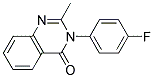 3-对氟苯基-2-甲基-4(3h)-喹唑烷酮结构式_1897-80-9结构式