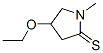 4-乙氧基-1-甲基-2-吡咯烷硫酮结构式_190193-02-3结构式
