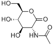 2-乙酰氨基-2-脱氧-d-葡萄糖酸内酯结构式_19026-22-3结构式