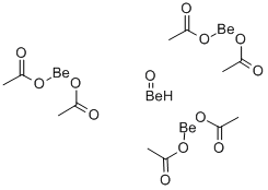 Beryllium acetate,basic Structure,19049-40-2Structure