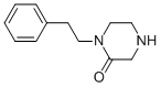 1-(2-苯基乙基)-2-哌嗪酮结构式_190953-69-6结构式