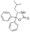 (S)-(-)-5,5-二苯基-4-异丁基-2-噁唑烷酮结构式_191090-34-3结构式