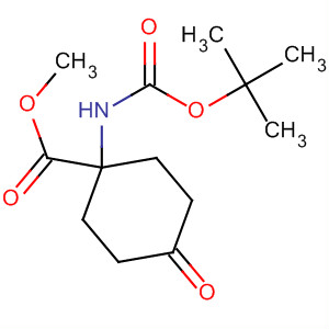 1-[[(1,1-Dimethylethoxy)carbonyl]amino]-4-oxocyclohexanecarboxylic acid methyl ester Structure,191111-27-0Structure