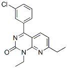 4-(3-Chlorophenyl)-1,7-diethylpyrido[2,3-d]pyrimidin-2(1h)-one Structure,191219-80-4Structure