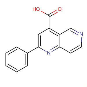 2-苯基-1,6-萘啶-4-羧酸结构式_191338-99-5结构式