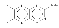 6,7-二甲基-2-蝶啶胺结构式_19153-00-5结构式