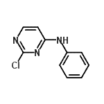 2-氯-N-苯基嘧啶-4-胺结构式_191728-83-3结构式