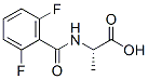 n-(2,6-二氟苯甲酰基)-丙氨酸结构式_191731-59-6结构式
