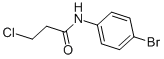 N-(4-溴苯基)-3-氯丙酰胺结构式_19205-70-0结构式