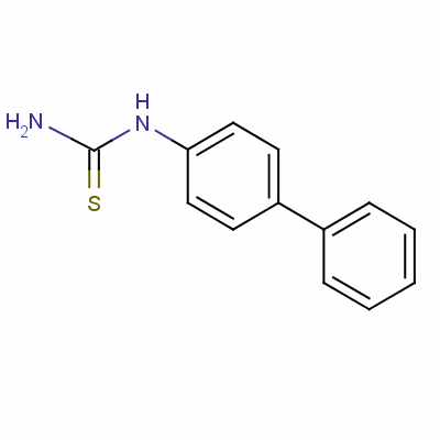 (4-苯基苯基)硫脲结构式_19250-03-4结构式