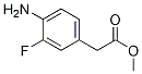 (4-氨基-3-氟-苯基)-乙酸甲酯结构式_192650-55-8结构式