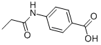 4-(丙酰基氨基)苯甲酸结构式_19313-85-0结构式