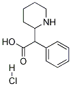 2-苯基-2-(哌啶-2-基)乙酸盐酸盐结构式_19395-40-5结构式