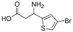 3-氨基-3-(4-溴-2-噻吩)-丙酸结构式_194229-25-9结构式