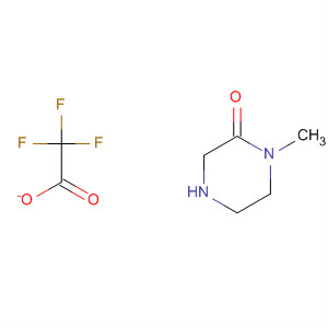 1-甲基哌嗪-2-酮 三氟乙酸酯结构式_194350-88-4结构式