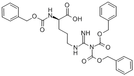 N-α,N-ω-,N-ω′-Tri-Z-D-arginine Structure,1947-42-8Structure