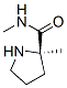 (r)-(9ci)-n,2-二甲基-2-吡咯烷羧酰胺结构式_194802-75-0结构式