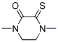 (9ci)-1,4-二甲基-3-硫氧代-哌嗪酮结构式_195048-48-7结构式