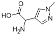 2-氨基-2-(1-甲基-1H-吡唑-4-基)乙酸结构式_195070-68-9结构式