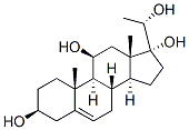 5-孕烯-3beta,11beta,17,20beta-四醇结构式_19516-75-7结构式