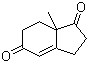 7a-甲基-2,3,5,6,7,7a-六氢-1H-茚-1,5-二酮结构式_19576-08-0结构式
