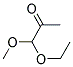 (9ci)-1-乙氧基-1-甲氧基-2-丙酮结构式_196083-06-4结构式