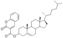 8,10,13-三甲基-17-(5-甲基己基)-2,3,4,7,8,9,10,11,12,13,14,15,16,17-十四氢-1H-环戊二烯并[a]菲-3-基 2-氧代-2H-苯并吡喃-3-羧酸酯结构式_196091-78-8结构式