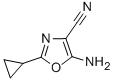 5-氨基-2-环丙基-4-噁唑甲腈结构式_196411-04-8结构式