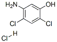 5-氨基-2,4-二氯苯酚盐酸盐结构式_197178-93-1结构式