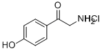 2-氨基-1-(4-羟基苯基)乙酮盐酸盐结构式_19745-72-3结构式