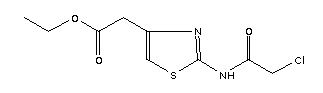 Ethyl {2-[(chloroacetyl)amino]-1,3-thiazol-4-yl}acetate Structure,19749-93-0Structure