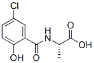 n-(5-氯-2-羟基苯甲酰基)-丙氨酸结构式_197517-40-1结构式