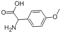 2-氨基-2-(4-甲氧基苯基)乙酸结构式_19789-59-4结构式