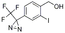2-碘-4-[3-(三氟甲基)-3H-二氮杂环丙烯-3-基]苄醇结构式_197968-46-0结构式