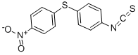 4-异硫代氰酰基-4-硝基二苯基硫化物结构式_19822-35-6结构式