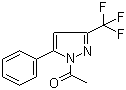 1-乙酰基-5(3)-苯基-3(5)-三氟甲基吡唑结构式_198348-94-6结构式