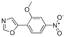 5-(2-Methoxy-4-nitrophenyl)-4-oxazole Structure,198821-78-2Structure