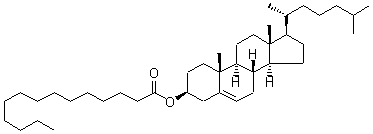 胆甾烯基豆蔻酸酯结构式_1989-52-2结构式