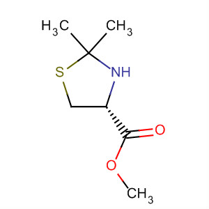 L-2,2-二甲基噻唑烷-4-羧酸甲酯结构式_19907-59-6结构式