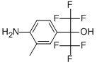 2-(4-氨基-3-甲基苯基)全氟异丙醇结构式_1992-09-2结构式