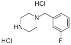 1-(3-氟苄基)-哌嗪双盐酸盐结构式_199672-04-3结构式