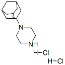 4-(1-金刚烷基)哌嗪二盐酸盐结构式_19984-41-9结构式